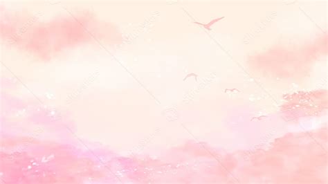 Simple Clouds Pink Minimalist Powerpoint Background For Free Download ...