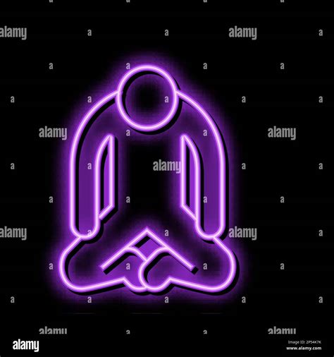 depression people silhouette neon glow icon illustration Stock Vector Image & Art - Alamy