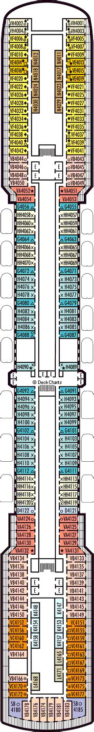 Holland America Oosterdam Deck Plans: Ship Layout, Staterooms & Map ...