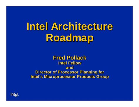 (PDF) Intel Architecture Roadmap - DOKUMEN.TIPS