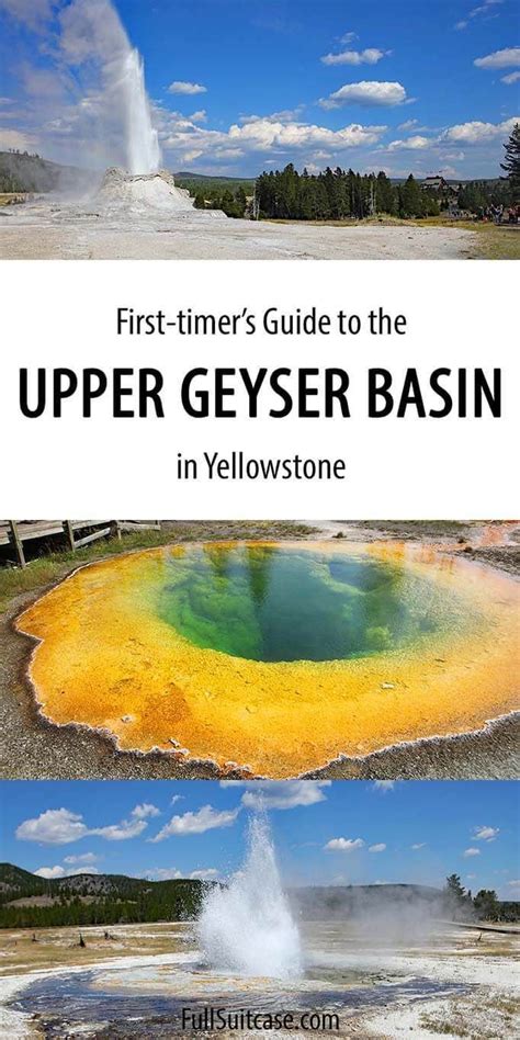 Complete Guide and Map of the Upper Geyser Basin in Yellowstone #yellowstone Yellowstone Map ...