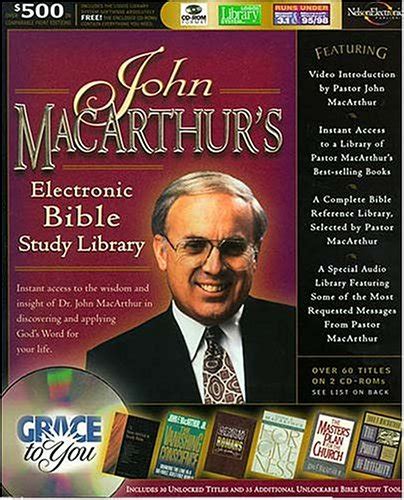 John Macarthur's Electronic Bible Study Library - MacArthur, John: 9780785213949 - AbeBooks