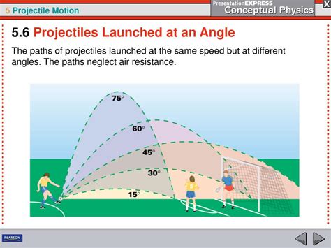 PPT - Projectile motion can be described by the horizontal and vertical components of motion ...