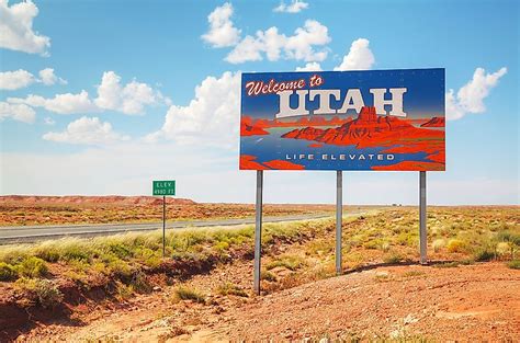 Which States Border Utah? - WorldAtlas