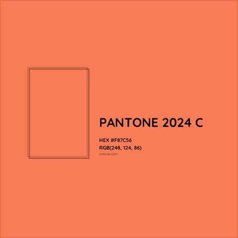 About PANTONE 2024 C Color - Color codes, similar colors and paints ...