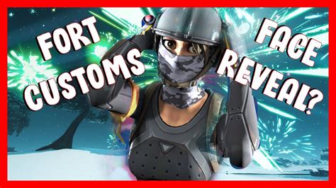 🔴 FACE REVEAL?! Fortnite LIVE Customs (NEW YEARS) - YouTube