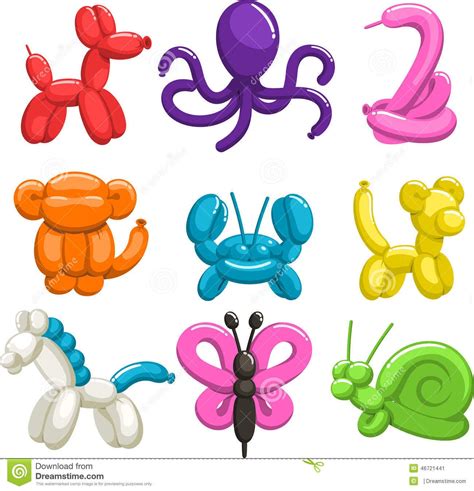 Balloon Animals Cartoon Icon Illustrations - Download From Over 67 Million High Quality Stock ...