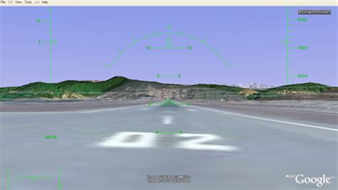 Flight Simulator in Google Earth 4.2