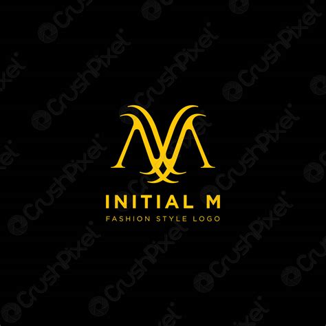 Premium Vector M Logo in gold color Beautiful Logotype design - stock ...