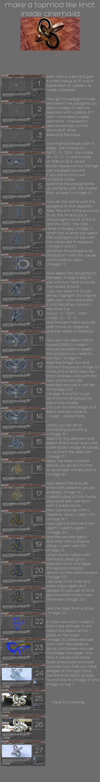 topmod like knot tutorial in cinema 4d by xylomon on DeviantArt