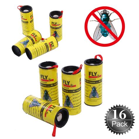 Sticky Fruit Fly Bug Traps for Indoor/Outdoor Use - Insect Catcher for ...