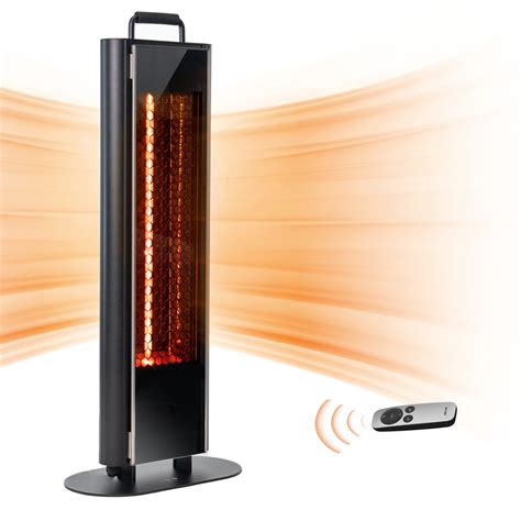 EAST OAK 1500W Patio Heater, Table Side Portable Electric Heater with ...