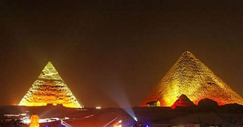 Sound and light show at Giza Pyramids - Axa Tours