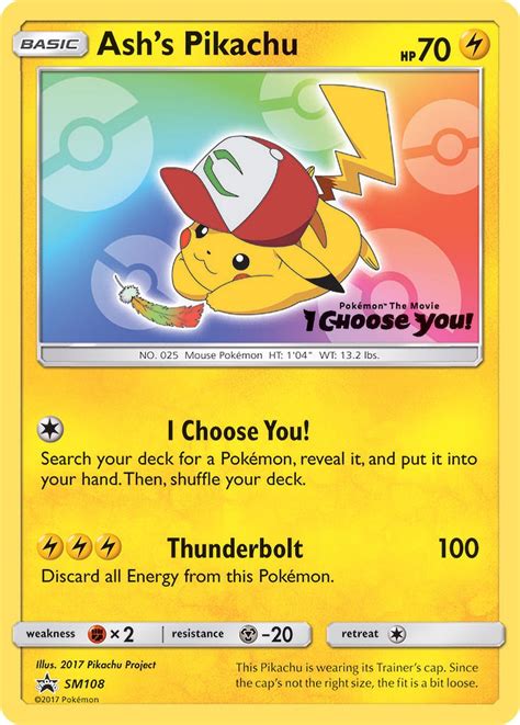 Ash's Pikachu - SM108 - SM Promos - Pokemon