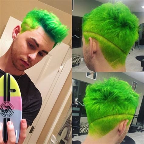 Cozy 35+ Amazing Green Hair Color Ideas For Stylish Men https://www ...