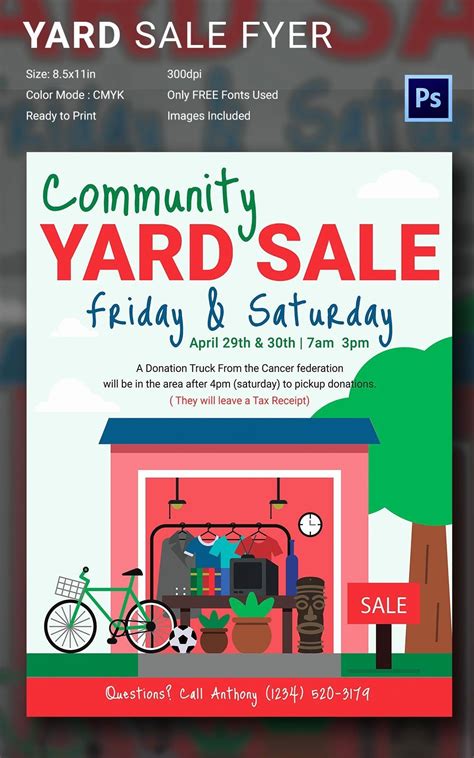 Yard Sale Flyer Template