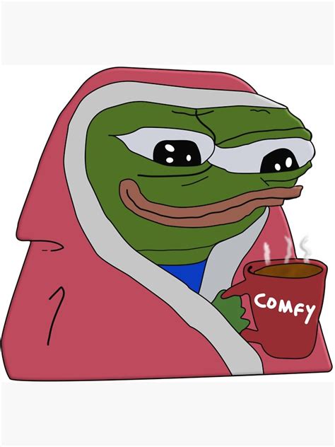 "Rare Pepe Comfy Cozy Blanket" Poster by Slav-Art | Redbubble