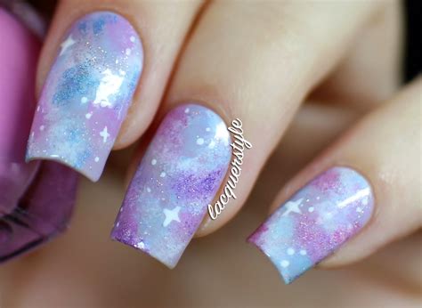 Lacquerstyle.com: Holographic Pastel Galaxy Nails + Tutorial! | Galaxy nails tutorial, Ombre ...