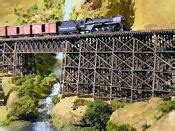 N Scale Model Train Set Layouts 2x3