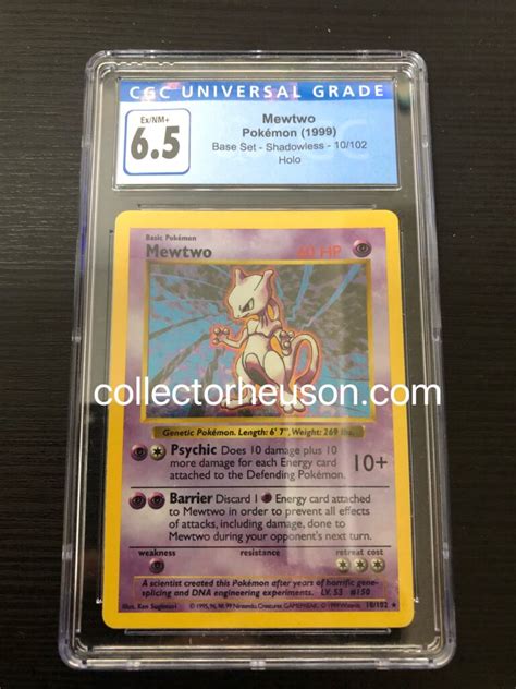 Shadowless Mewtwo CGC 6.5 – Collector Heuson