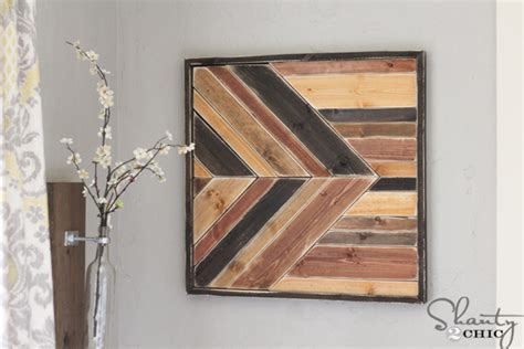 DIY Wall Art ~ Pallet Design - Shanty 2 Chic