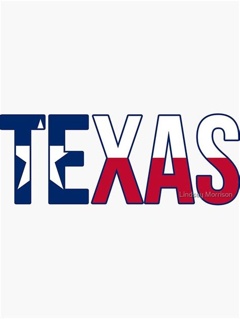 "Texas Flag Texas" Sticker for Sale by Lindsey Moore | Texas stickers ...