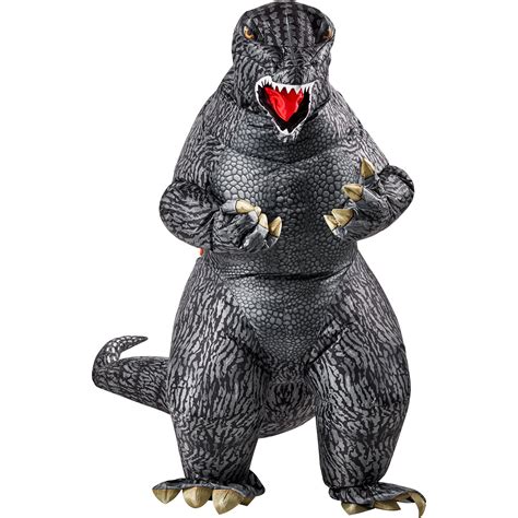 Boys Godzilla Halloween Costume One Sizes Fits Most, Grey - Walmart.com