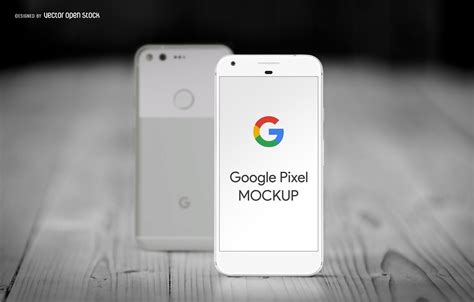 Google Pixel smartphone mockup - Vector download
