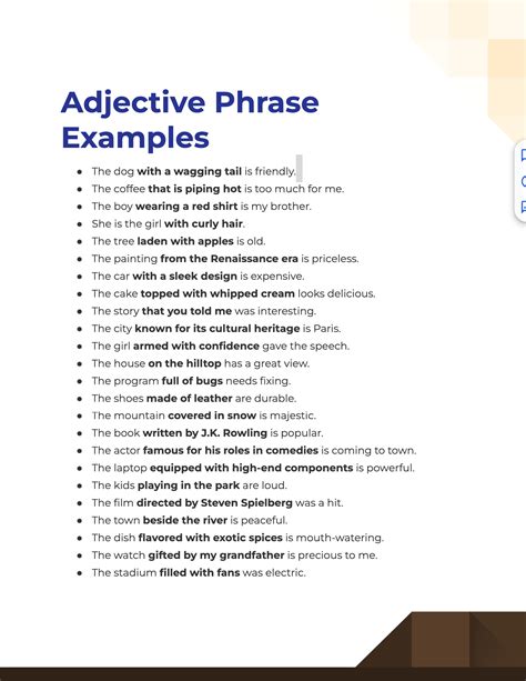 100+ Adjective Phrase Examples, Structure Rules, How to Use, Tips | Examples