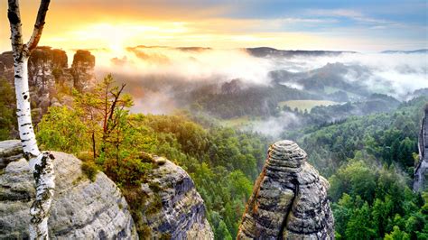 Fascination Rock in Saxon Switzerland National Park - Germany Travel