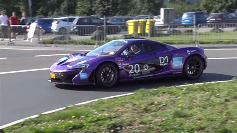 Purple McLaren P1 Spotted at the Nurburgring - autoevolution