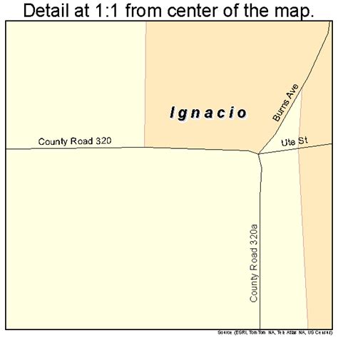 Ignacio Colorado Street Map 0838535