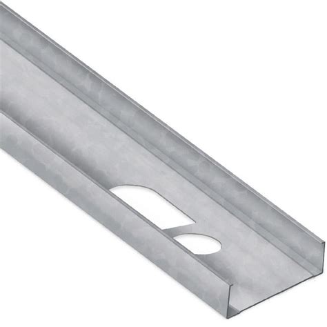 12 in x 10 ft 1/2 in x 12 Gauge 97 mil Structural Steel Stud w/ 1 5/8 ...