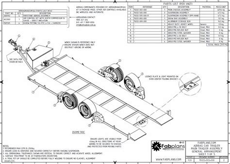 Air Bag Car Trailer Plans | Car trailer, Trailer plans, Trailer