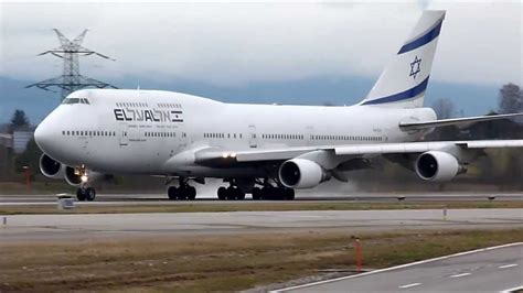 [HD] El Al Boeing 747-400 taxi & takeoff at Geneva/GVA/LSGG - YouTube