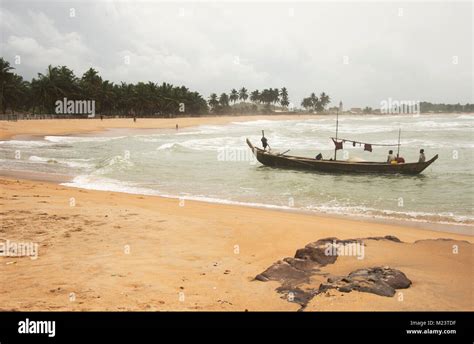 Beach near Cape Coast, Ghana Stock Photo - Alamy