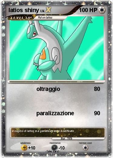 Pokémon latios shiny - oltraggio - My Pokemon Card