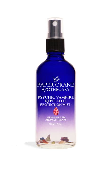 PSYCHIC VAMPIRE REPELLENT Protection Mist Gem-infused - Etsy UK