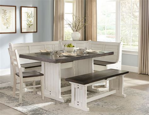 Bourbon County French Country 5 Piece Corner... | RC Willey | Nook dining set, Breakfast nook ...