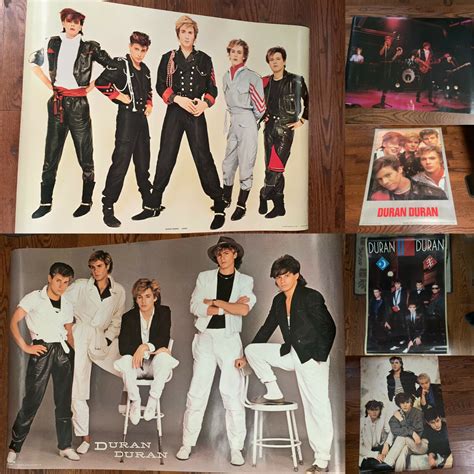 Six Early 1980s Duran Duran Posters in Excellent Condition | #4576366675