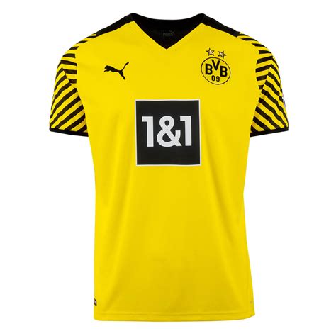 Borussia Dortmund 2021-22 Puma Home Shirt - Football Shirt Culture - Latest Football Kit News ...