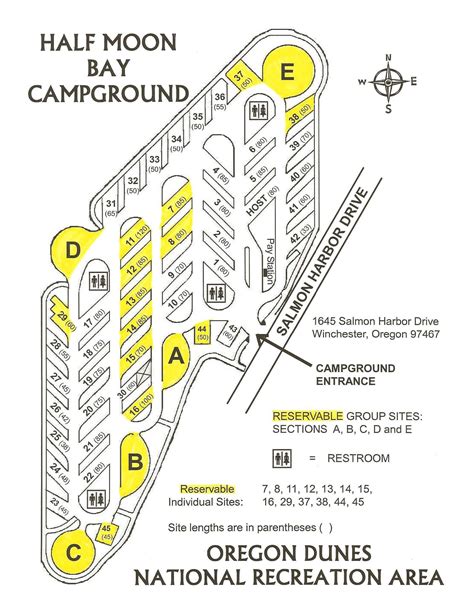 Half Moon Bay Campground, Oregon Dunes - Reedsport