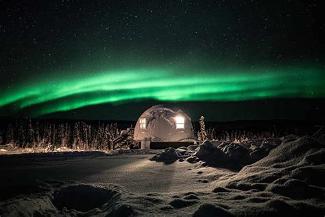 See Through Igloo Northern Lights Iceland | Shelly Lighting