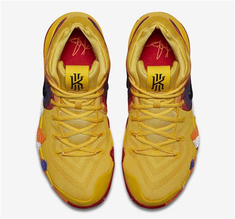 Nike Kyrie 4 Yellow Multicolor Uncle Drew 943807-700 Release Date - SBD