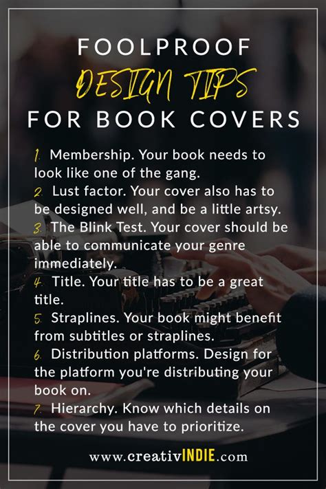 7 foolproof design tips to crush your book cover design - Creativindie