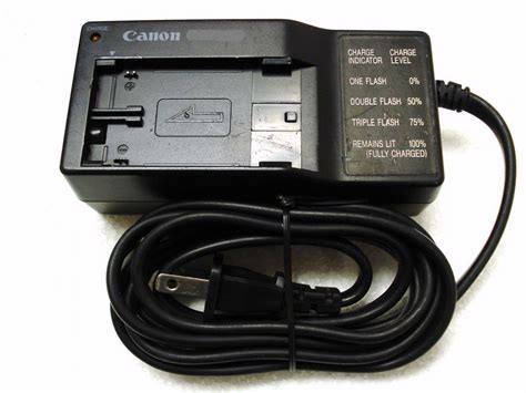 BATTERY CHARGER CANON DM GL1 A 3CCD PRO Mini camcorder plug cord ...