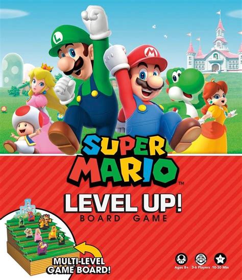 Level up - Super Mario Board Game - Multicolor | Fiesta inspirada en super mario, Películas de ...