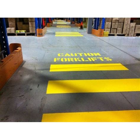 High Gloss Yellow Thermoplastic Warehouse Floor Marking Paint ...