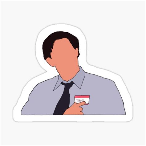 "halloween “dave” jim halpert the office " Sticker for Sale by ...