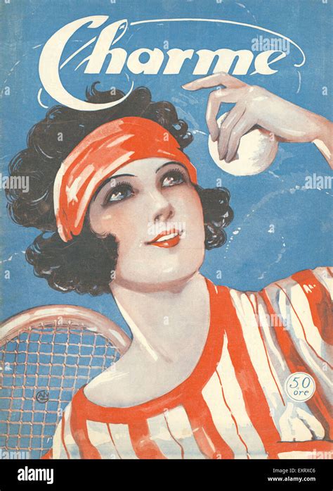 1920s USA Charm Magazine Cover Stock Photo - Alamy